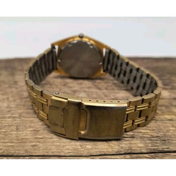 Vintage Seiko Mens Goldtone Quartz Watch 7N43-8119 - Picture 8 of 13